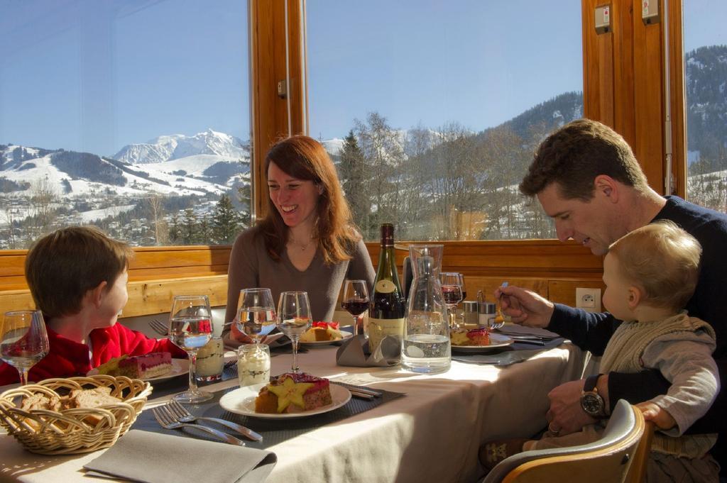 Hotel Vacances Bleues Les Chalets Du Prariand Межев Экстерьер фото