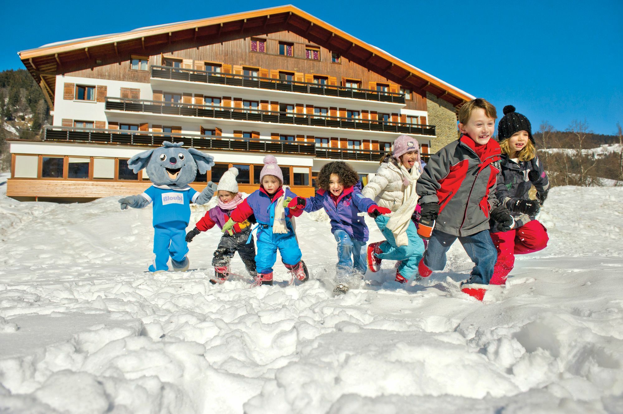 Hotel Vacances Bleues Les Chalets Du Prariand Межев Экстерьер фото